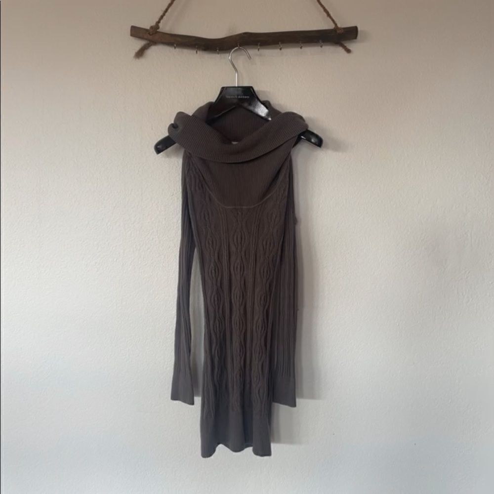 Gray  sweater dress